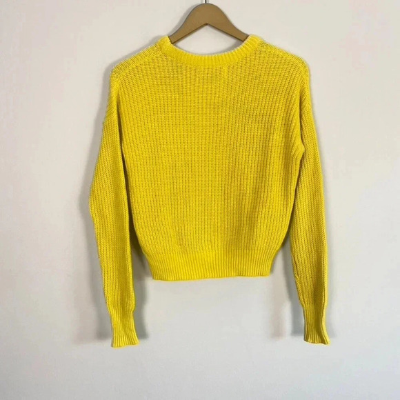 Urban Outfitters Yellow Crew Neck Knit Sweater - Picture 8 of 9